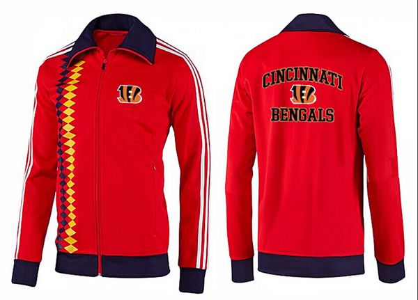 Cincinnati Bengals NFL Red Black Jacket