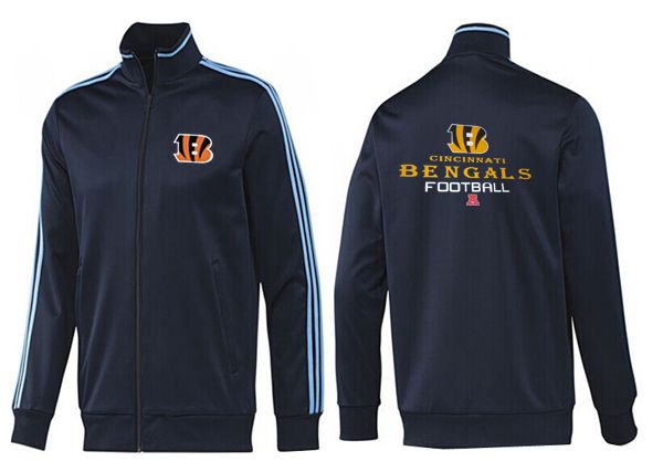 Cincinnati Bengals All Black Color NFL Jacket