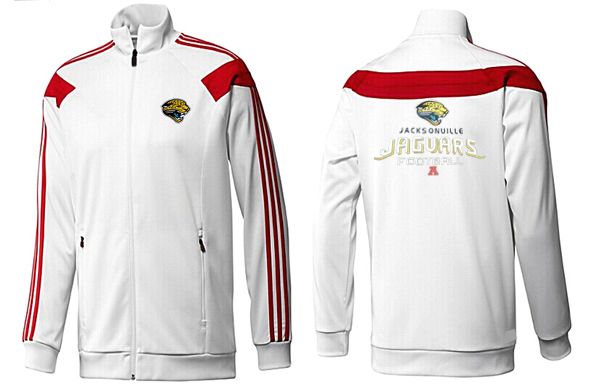 Jacksonville Jaguars White Red NFL Jacket