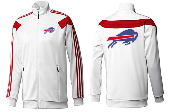 Buffalo Bills White Red NFL Jacket