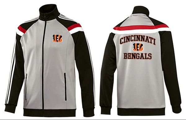 Cincinnati Bengals NFL Grey Black Jacket