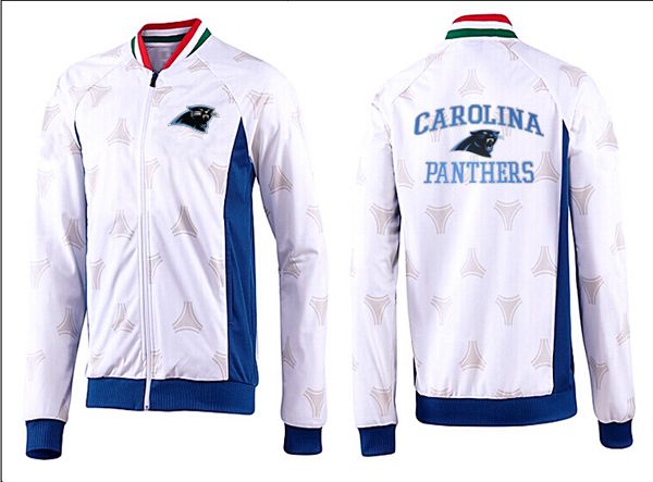 Carolina Panthers White Blue  NFL Jacket