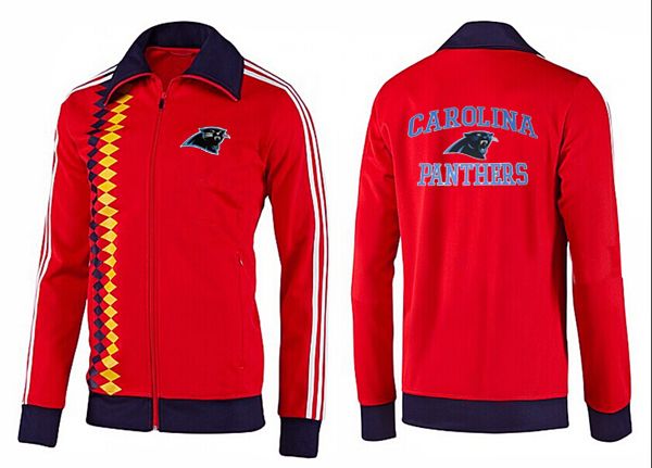Carolina Panthers Red Black Color NFL Jacket