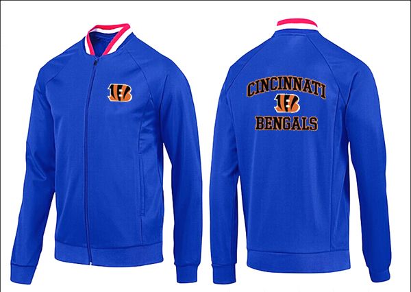 Cincinnati Bengals Blue NFL Jacket 3