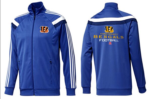 Cincinnati Bengals All Blue Color NFL Jacket