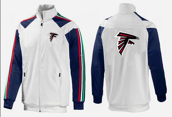 Atlanta Falcons NFL White D.Blue Jacket