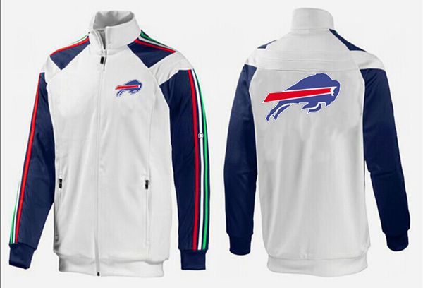 Buffalo Bills White D.Blue NFL Jacket