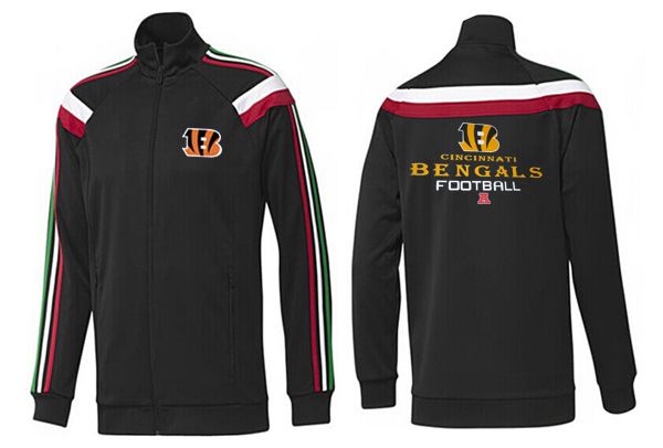 Cincinnati Bengals ALL Black NFL Jacket