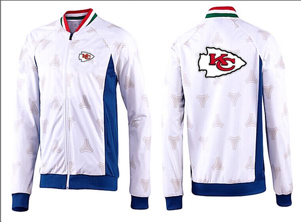 Kansas City Chiefs NFL White Blue Jacket