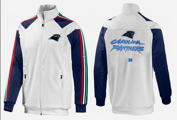 Carolina Panthers White Blue Color NFL Jacket
