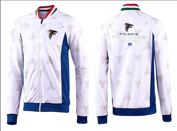 Atlanta Falcons White Blue Jacket
