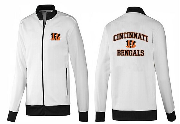 Cincinnati Bengals All White NFL Jacket 2