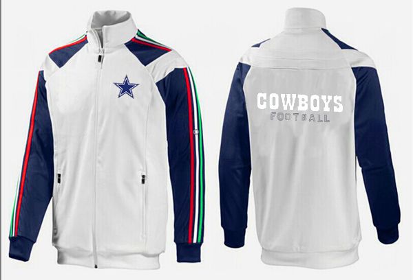 Dallas Cowboys NFL White D.Blue Jacket