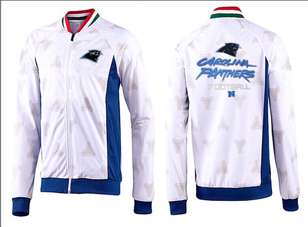 Carolina Panthers White Blue NFL Jacket