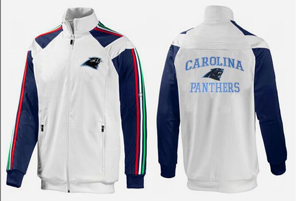 Carolina Panthers White Blue NFL Jacket 4
