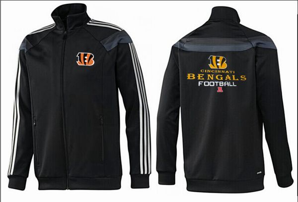 Cincinnati Bengals All Black NFL Jacket 1