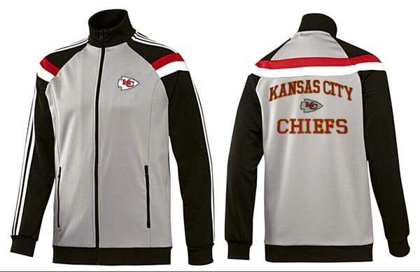 Kansas City Chiefs Grey Black Color NFL Jacket