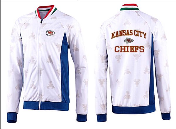 Kansas City Chiefs White Blue  Jacket