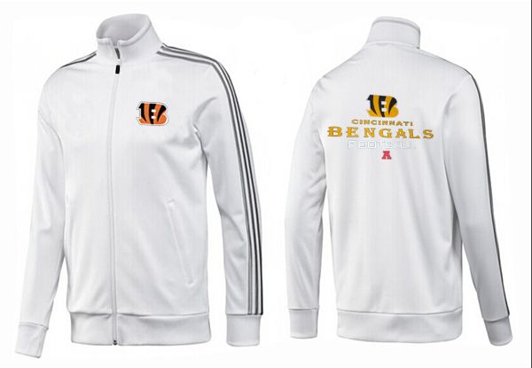 Cincinnati Bengals All White NFL Jacket