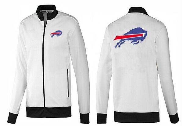 Buffalo Bills White Black NFL Jacket