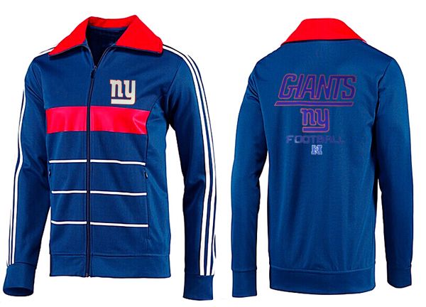 New York Giants Blue Red NFL Jacket