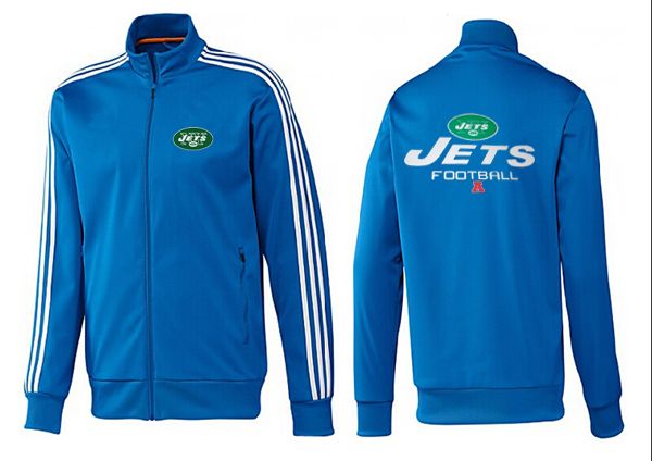 New York Jets Blue Color NFL Jacket 2