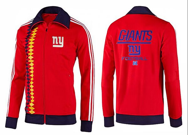 New York Giants Red Black Color  NFL Jacket
