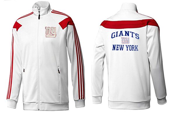 New York Giants White Red NFL Jacket 1