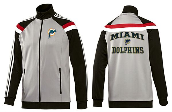 Miami Dolphins NFL Grey Black Color Jacket