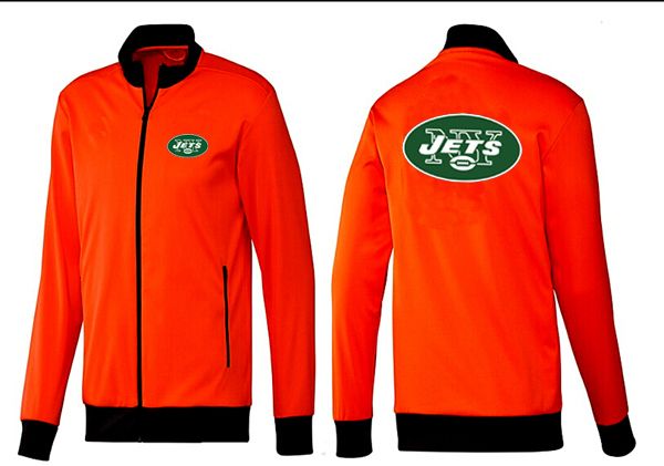 New York Jets Red Black Color NFL Jacket 1