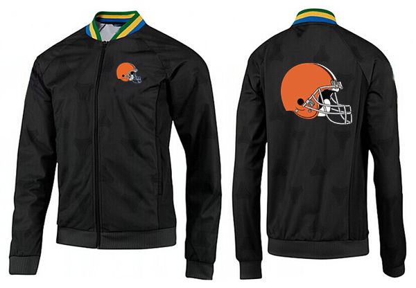 NFL Cleveland Browns All Black Jacket 1