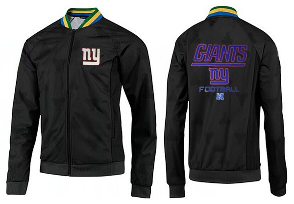 New York Giants All Black NFL Jacket 3