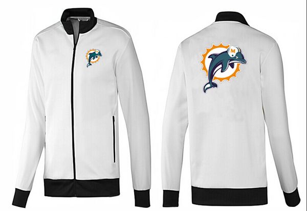 Miami Dolphins White NFL Jacket