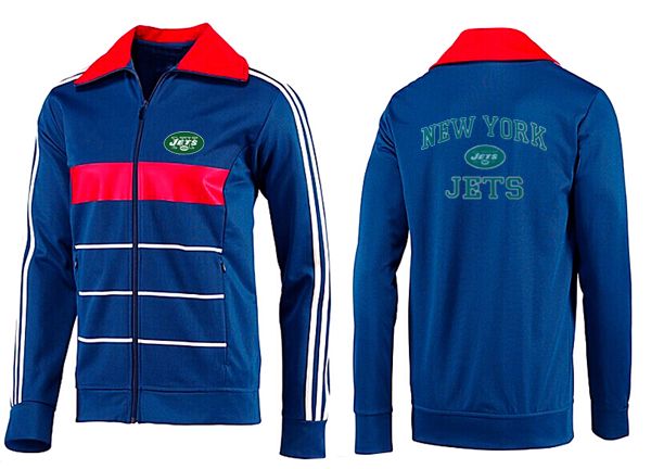 New York Jets Blue Red Color NFL Jacket