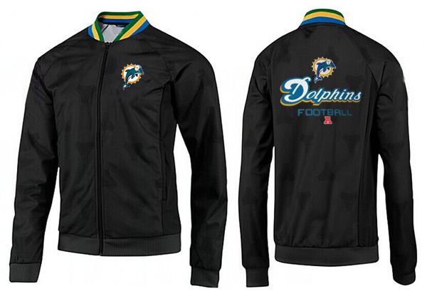 Miami Dolphins NFL Black Jacket 1