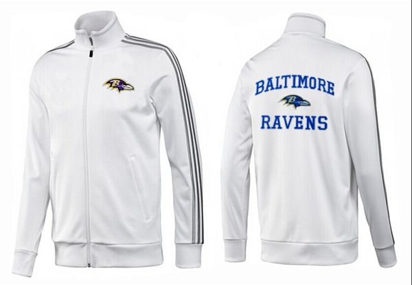 NFL Baltimore Ravens All White Jacket 5