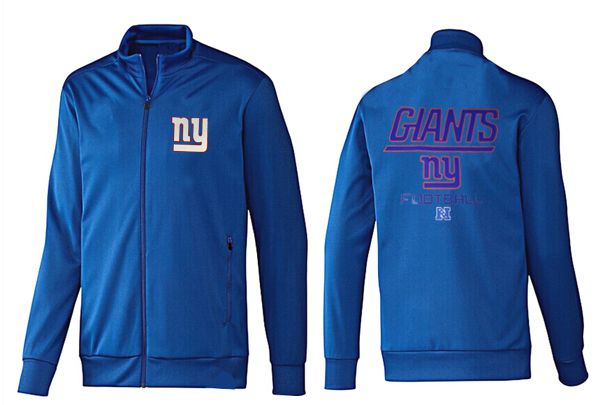 New York Giants All Blue NFL Jacket 1