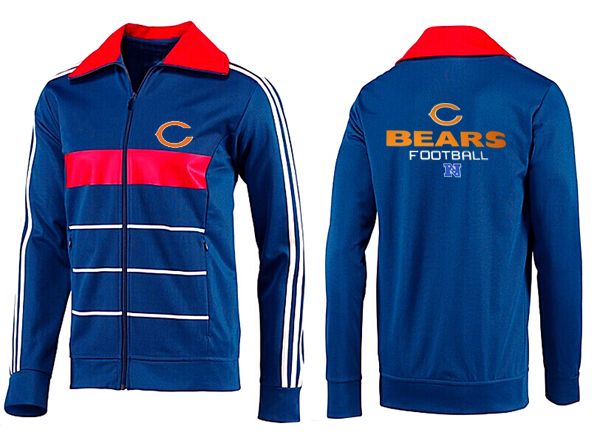 NFL Chicago Bears Blue Red Color Jacket