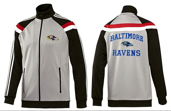 NFL Baltimore Ravens Grey Black Jacket