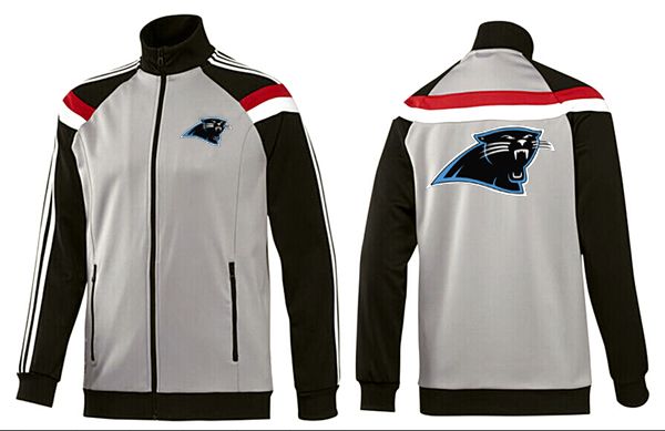 NFL Carolina Panthers Grey Black  Jacket