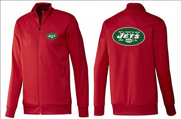 New York Jets All Red Color NFL Jacket