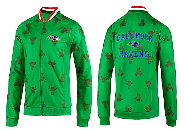 NFL Baltimore Ravens Green Color Jacket
