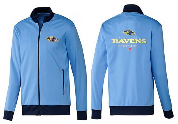 NFL Baltimore Ravens L.Blue Color Jacket 1