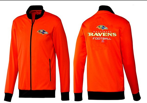 NFL Baltimore Ravens Orange Black Color Jacket