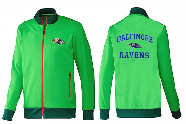 NFL Baltimore Ravens All Green Color Jacket 2