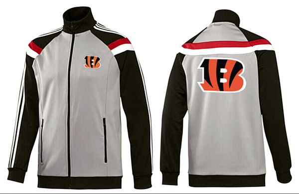 NFL Cincinnati Bengals Grey Black Jacket