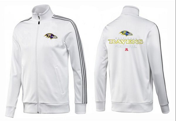 NFL Baltimore Ravens All White Color Jacket 1