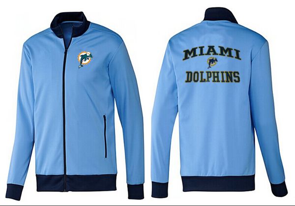 Miami Dolphins NFL L.Blue Color Jacket
