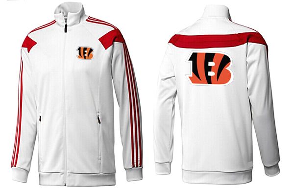 NFL Cincinnati Bengals White Red Jacket