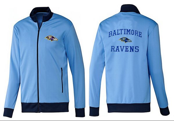 NFL Baltimore Ravens Light Blue Jacket 2